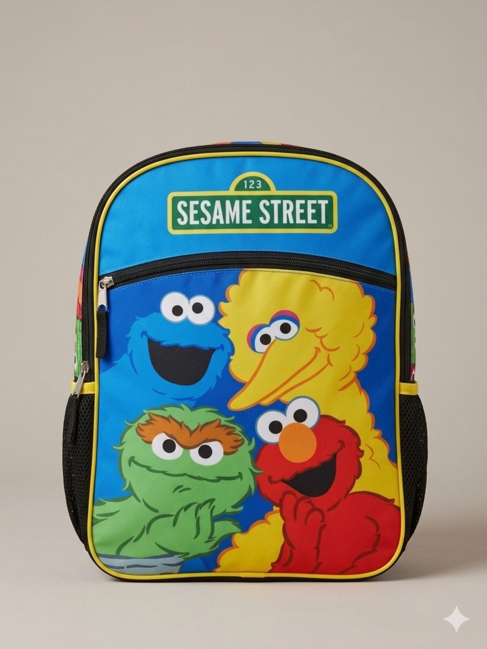 Sesame Street Blue Kids Backpack, Lunch Bag & Pouches Set - Picture 2 of 3